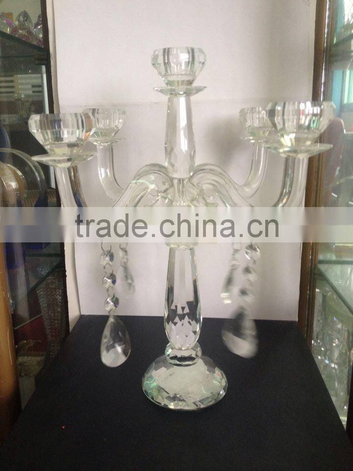 wholesale crystal candle holder for centerpieces wedding