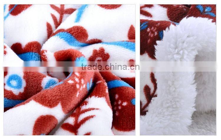 Cheap Knit Faux Fur Plush Fleece Throw Blanket Wholesale