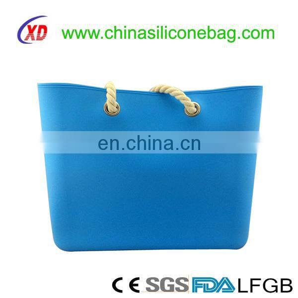 Fashion Waterproof Beach Bags Women Shopping Silicone Handbags