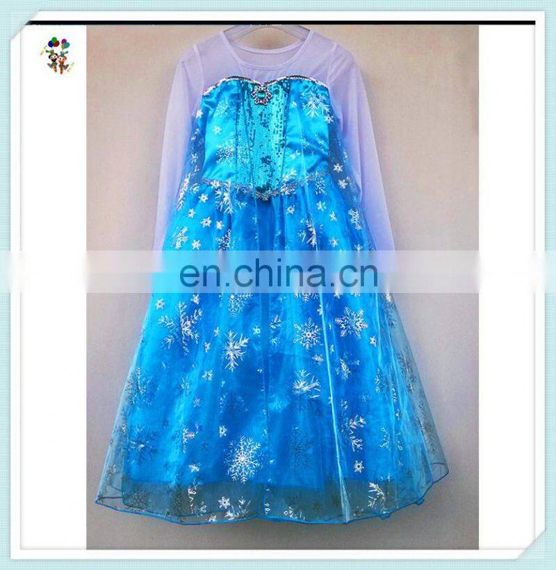 Movie Elsa Anna Kids Girl Fancy Dress Party Costumes HPC-3115