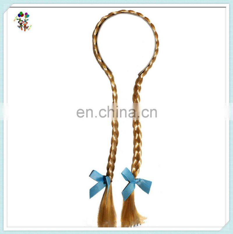 Oktoberfest Dutch Dorothy Bavarian Beer Girl Black Hair Braided Headbands HPC-0120