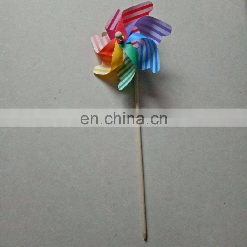 Classic Plastic Rainbow Outdoor Windmills in Top Quality