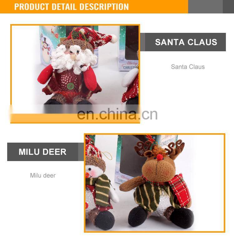 High Quality BO 8 Inch Sitting Singing Santa/Snowman (Battery Included)