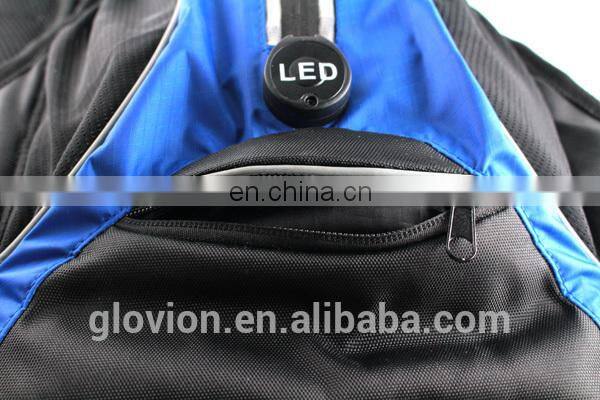 New design USB led light backpack for knight
