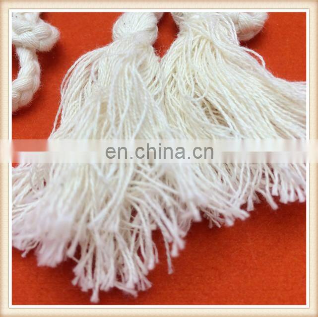 Popular ladies tassel belts/cotton tassel belts/Ivory/DTM color tassel belts/fringe rope for collar