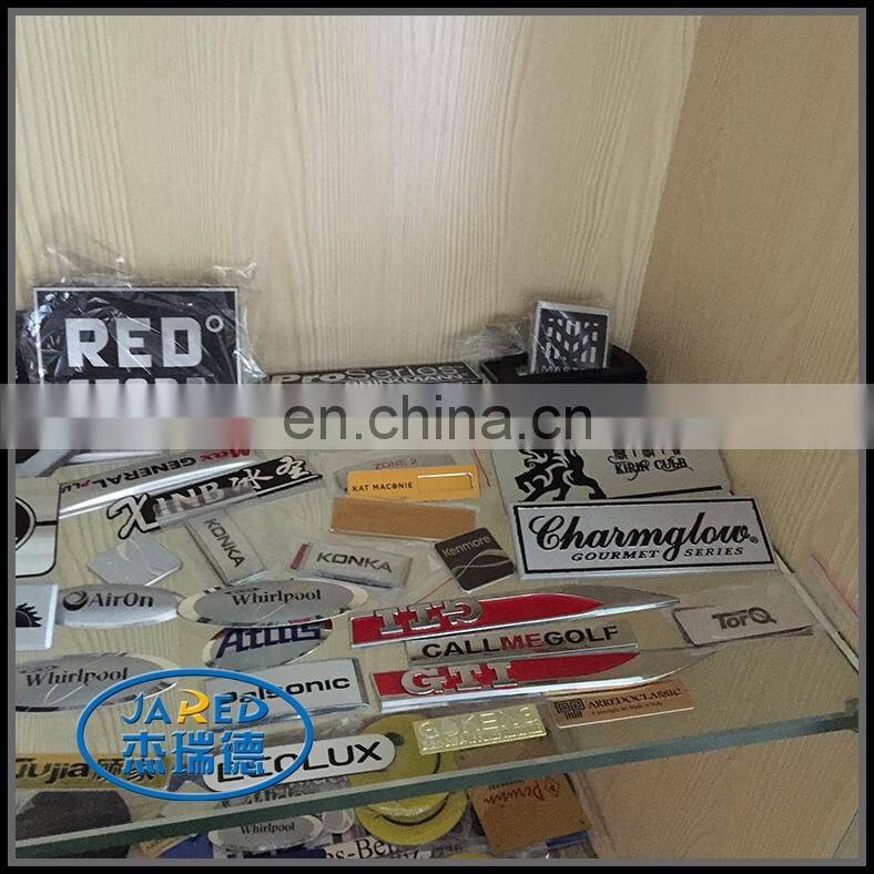 custom furniture label, aluminum name plate