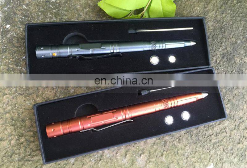 162mm Aluminum Alloy 10 Hour Working Nichia LED Tactical Pen Defense Self Defence