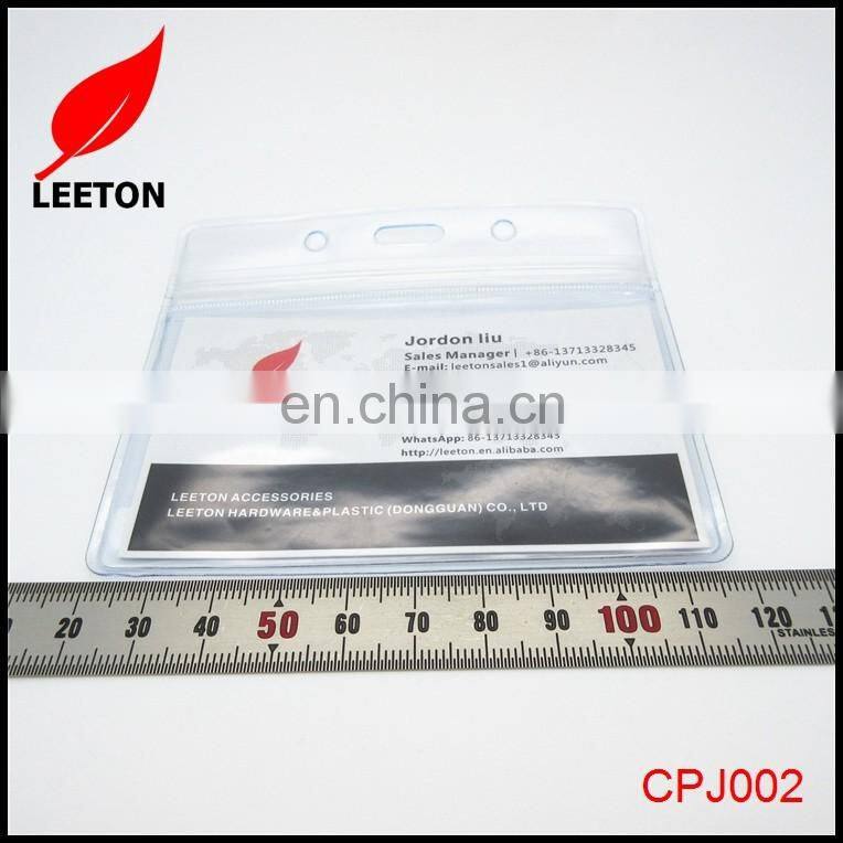 Rectangle PVC ID name badge holder