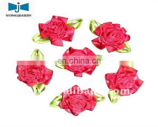 Hot sale satin ribbon handmade flowers