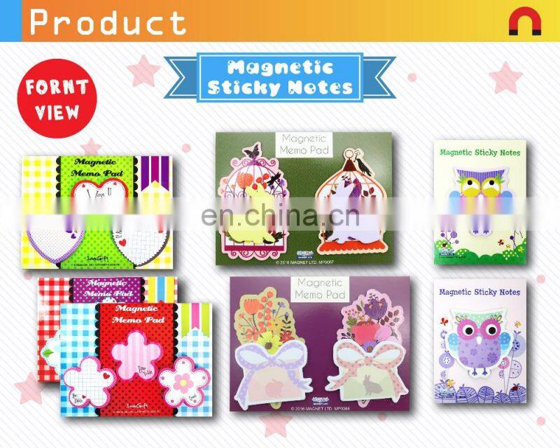 abnormity various shaped specialized functional stationery magnetic colorful sticky notes custom logo