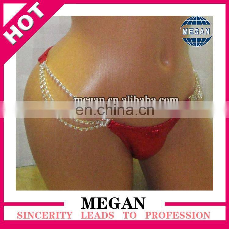 wholesale crystal rhinestone bikini connector for garment