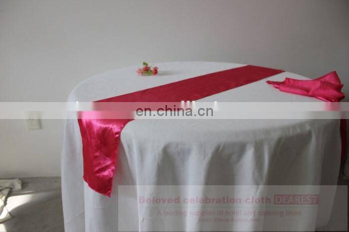 satin bridal table runner