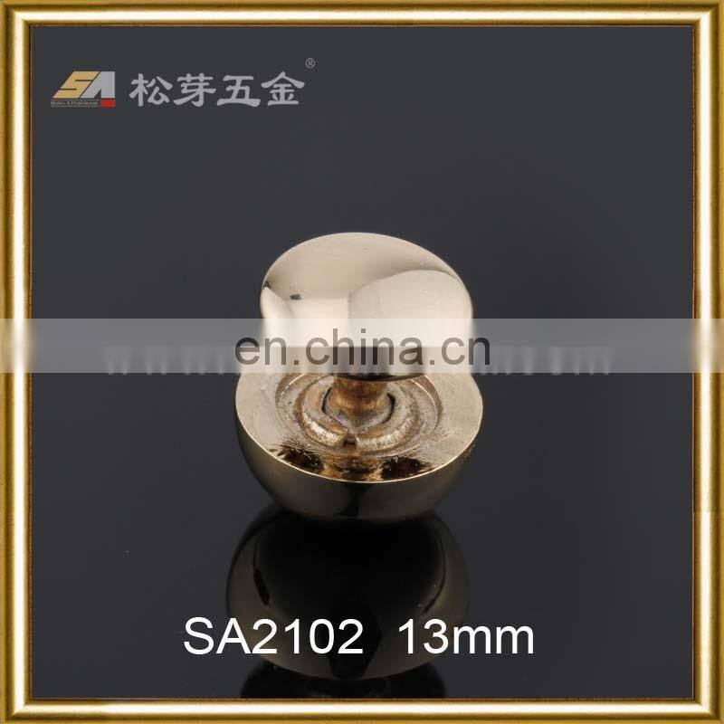 Light gold color rivet- customized screw rivet for bag