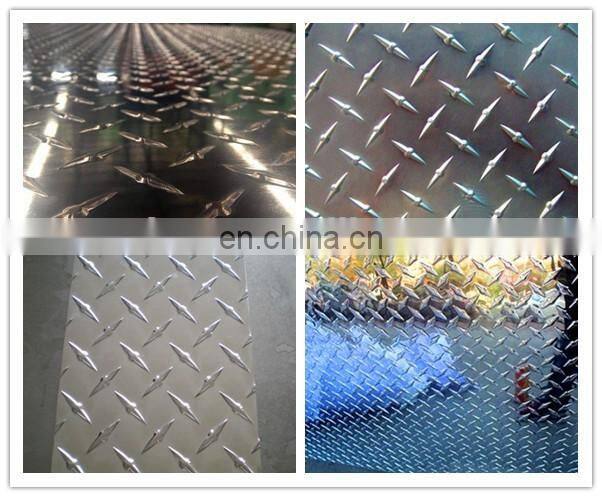 5 bars embossed aluminum sheet