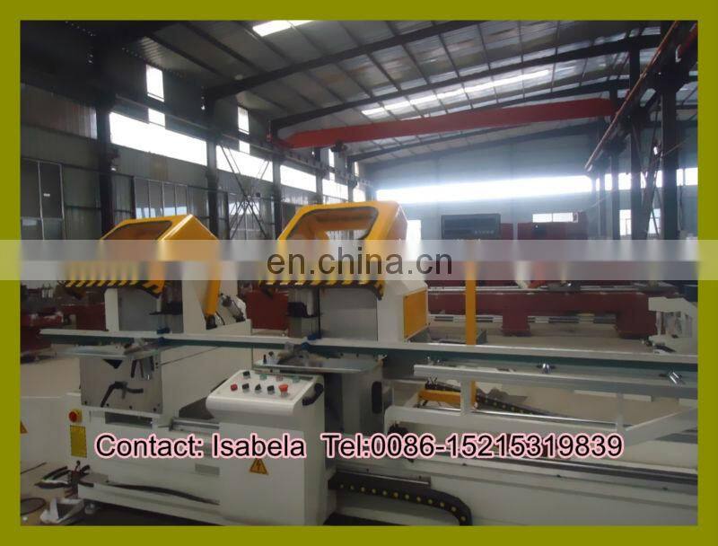 Double Mitre Machine Saw for Aluminium and PVC Window Door / Window door cutting machine