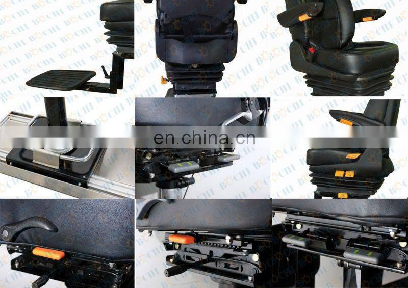 Adjustable Aluminium Alloy Column PU Cover Pilot Chair