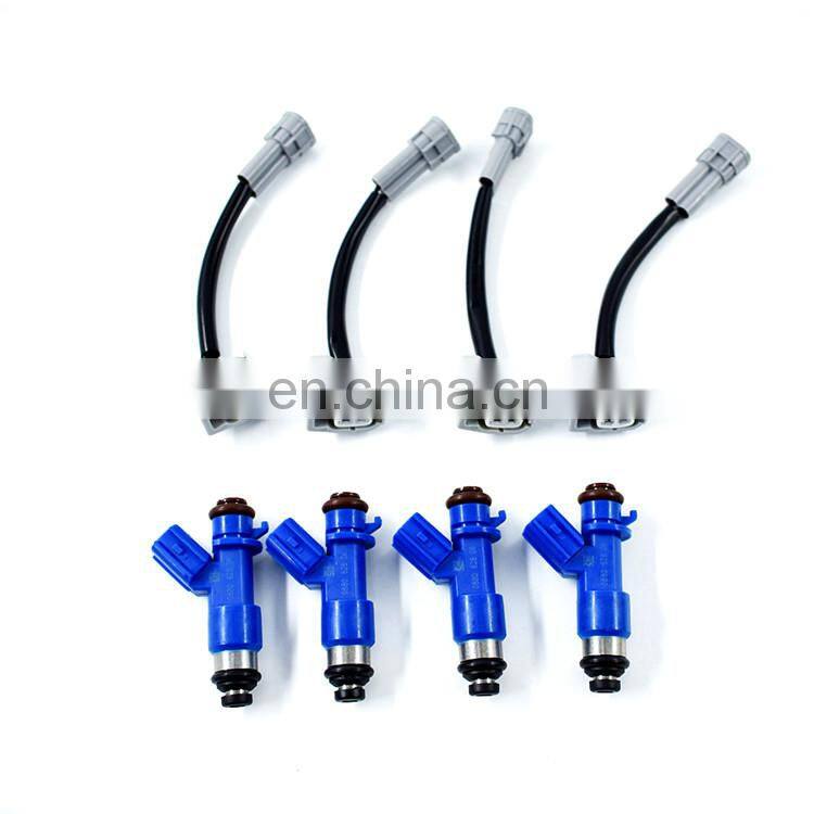 4x New RDX 410cc Fuel Injectors w/Plug & Play Adapters for Honda