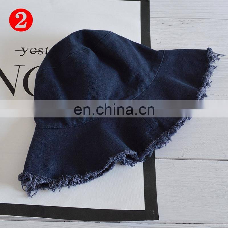 Fisherman's Hat For Women Fashion Solid Color Vacation Hat Girl Soft Bucket Hats Sun Bucket Hat Hip Hop Gorros