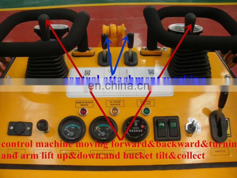 HYSOON compact backhoe loader