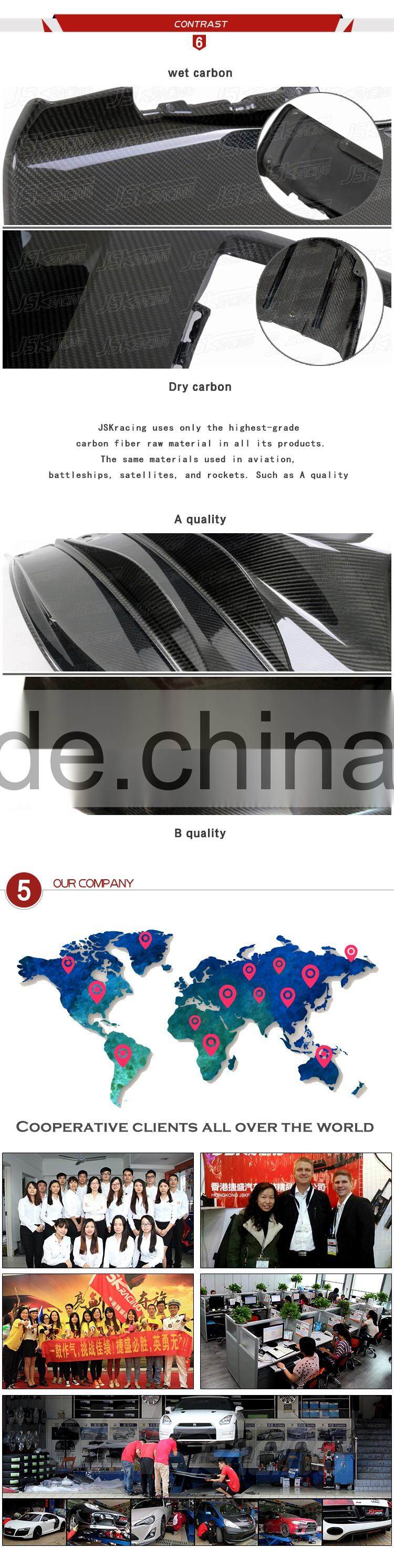 2008-2013 ESPRIT STYLE CARBON FIBER REAR SPOILER WING FOR NISSAN R35 GTR(1.65M) (JSK220995)