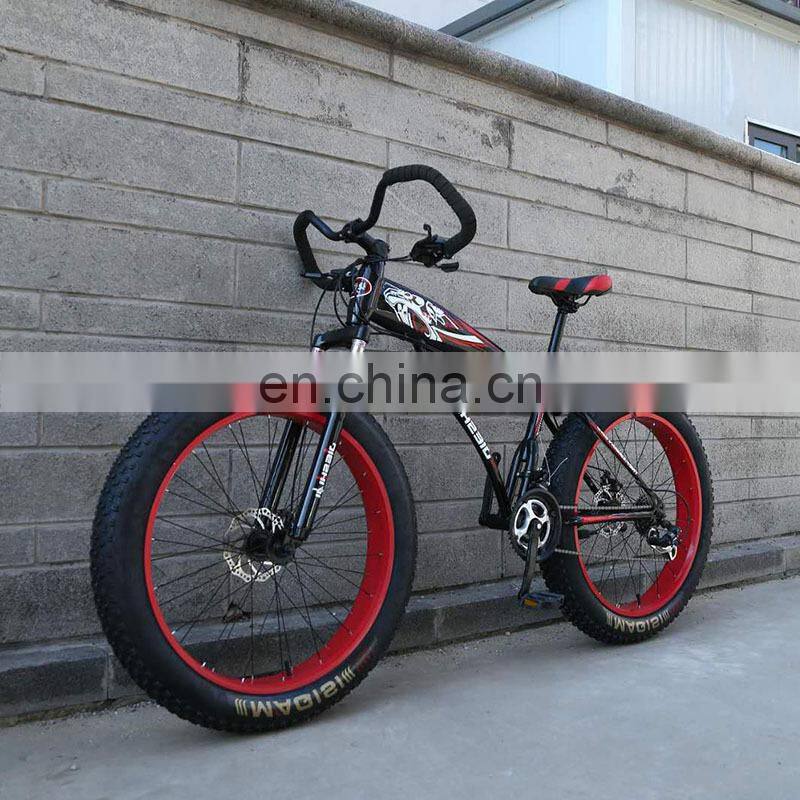 Cheap and best 26 inch 21 speed fat tire Mountain Bike with disc brake
