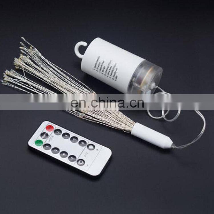 2019 remote control 8 Modes Dimmable Battery Operated Hanging Starburst LED Bouquet Shape string Lights