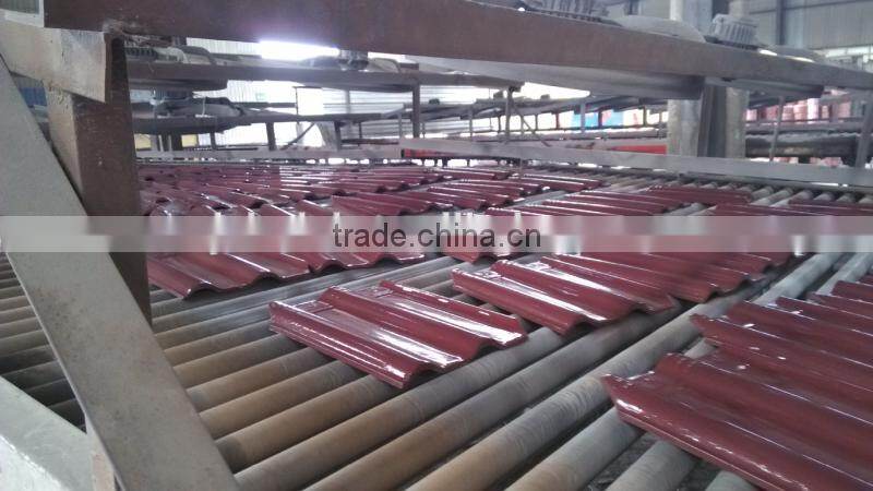 European Chain Clay Roof tile Making in Jiangxi Bolai and Sales to Indian country