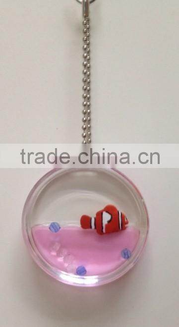 Acrylic Keychain, Round Clear Key Chain