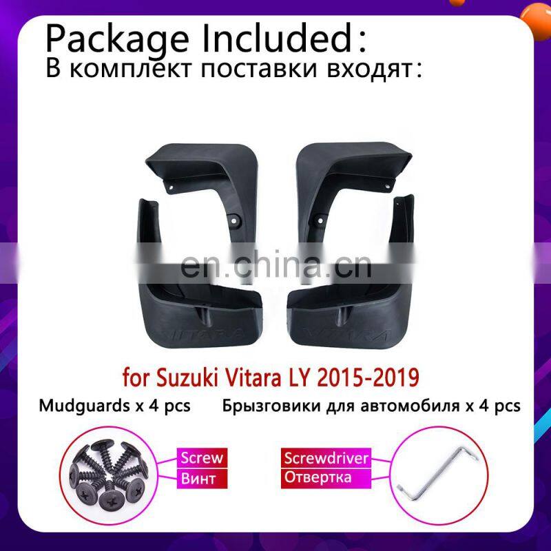 for Suzuki Vitara Escudo LY 2015 2016 2017 2018 2019 Mudguards Mudflap Fender Mud Flaps Splash Guards Front Rear Car Accessories