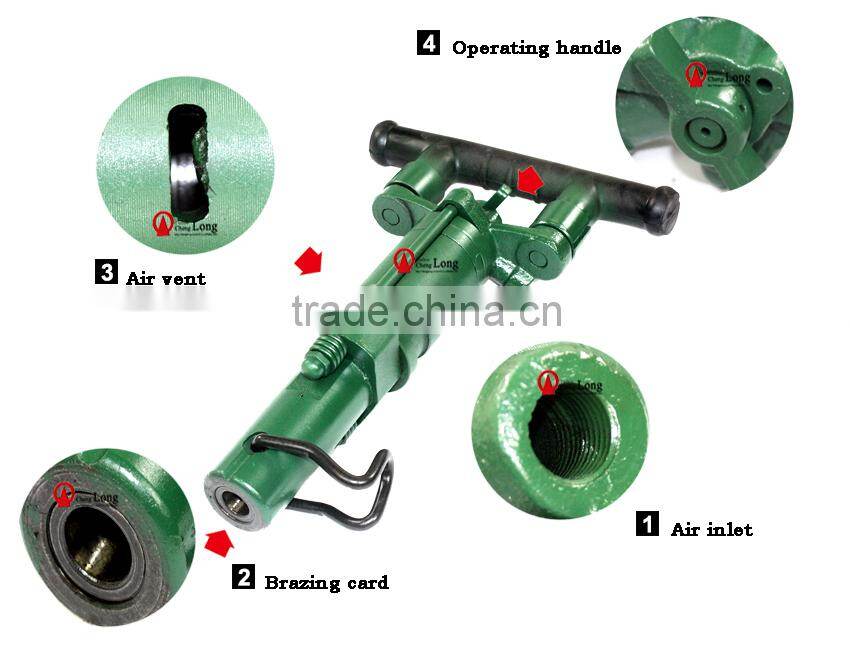 Y12 hand-held rock drill