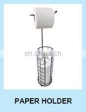 tissue towel holder bathroom accessories metal Toilet roll Paper Holder stand bathroom storage shelf