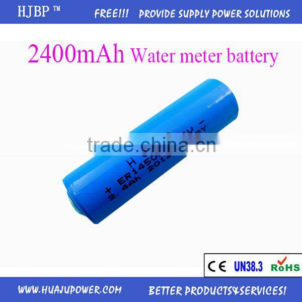 2016 hot sale ER14505 3.6V LiSOCl2 non-rechargeable Lithium primary battery