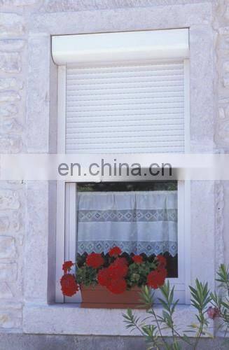 White color external roller shutter windows for commercial shop or home