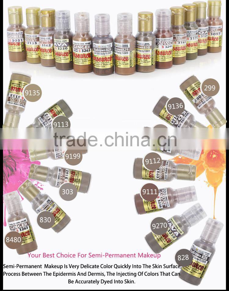 Kolorsource Health Cosmetic Pigments Semi Paste Ink For Permanent Makeup