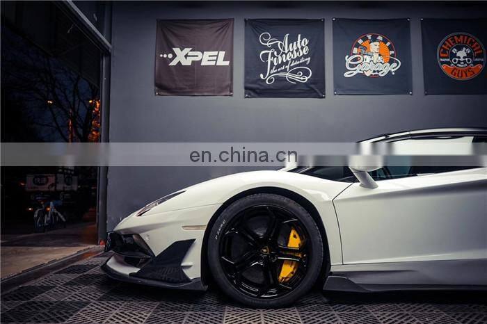 Runde SVJ Style For Lamborghini Aventador Lp700 LP720 FRP+CF Body Kit Car Front Rear Bumper Hood Spoiler Exhaust Fender