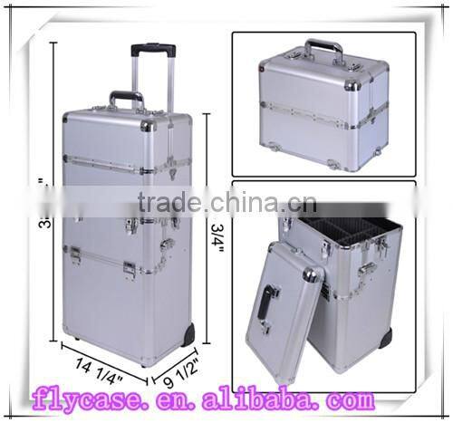 2014 tools trolley makeup artist case for cosmetic case aluminum