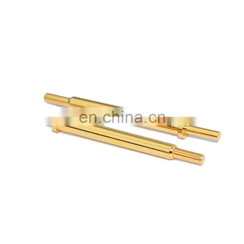 Spring Loaded Pin pogo pin plug connector brass pin wtih gold plating