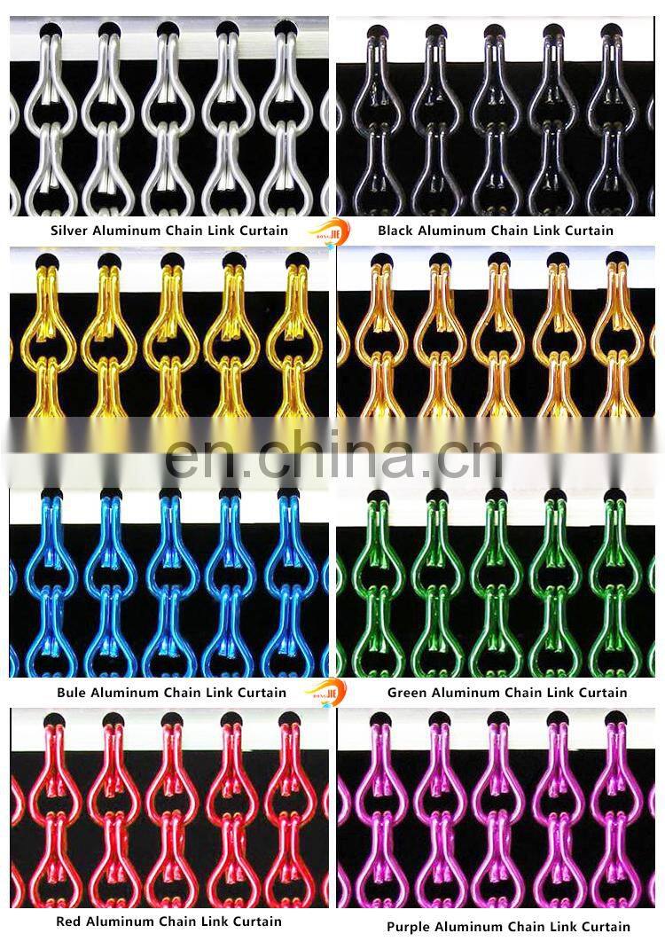 high quality flexible space divider aluminum chain link curtain factory