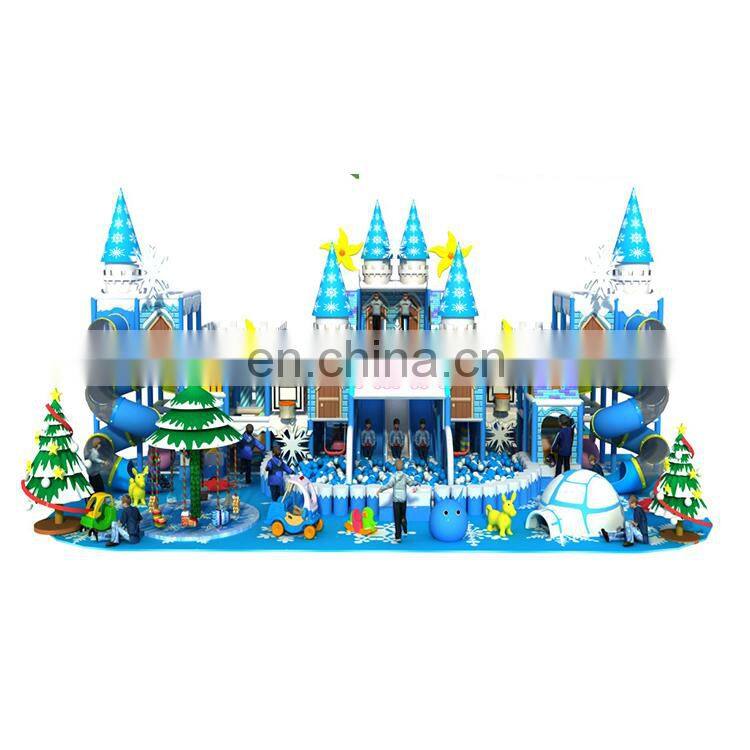 Promotion price indoor obstacle course ocean naughty castle playground equipment