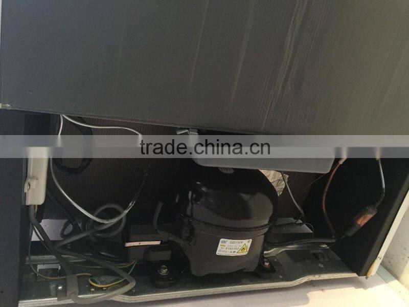 Stainless Steel Electronic Control double door Refrigerator With Drawers