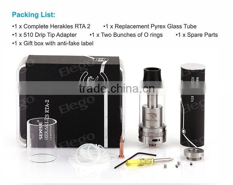 Wholesale Sense Herakles RTA 2 DIY Tank Elego Fast Shipping