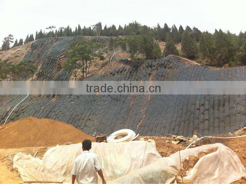 greening grass planting grow bag nonwovens / geotextile ecological bag used in slope protection & soil reinforcement