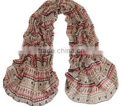2013 custom colorful ladies fashion new knitted scarf