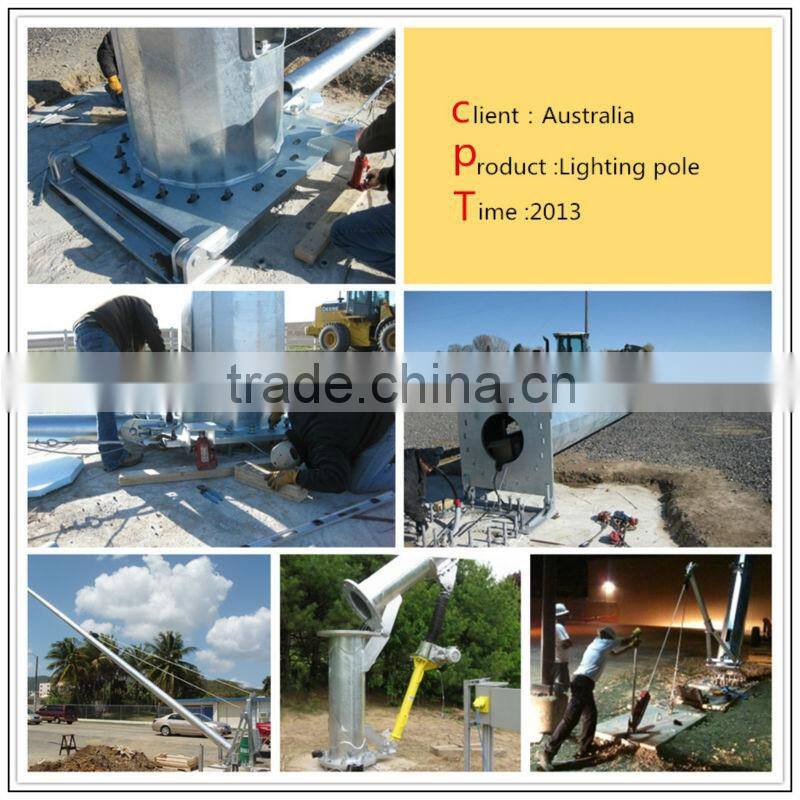 Steel Monopole Tower,Telecommunication Steel Monopole Tower,Galvanized Monopole