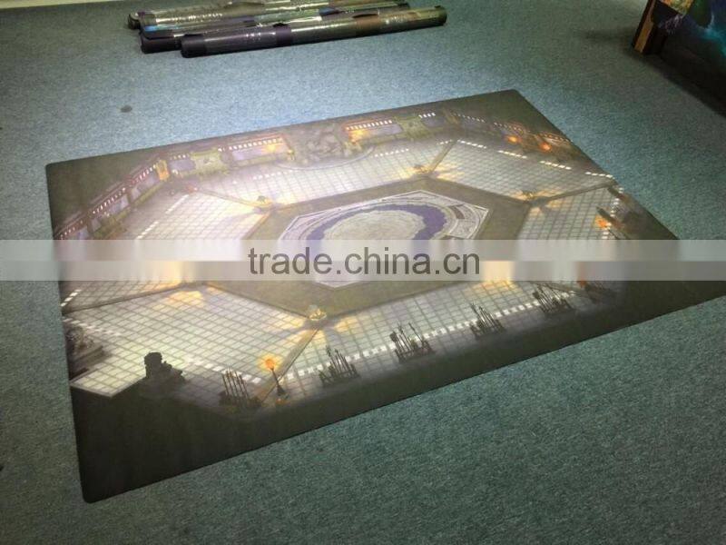 Large size customized pvc floor mat,custom design printed pvc floor mat