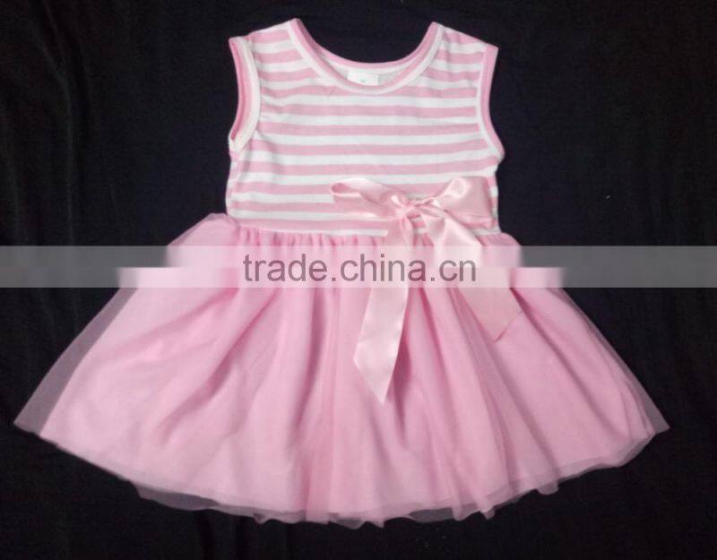 high quality bib slveeless dress back to school dress wholesale children's boutique dress latest design girl