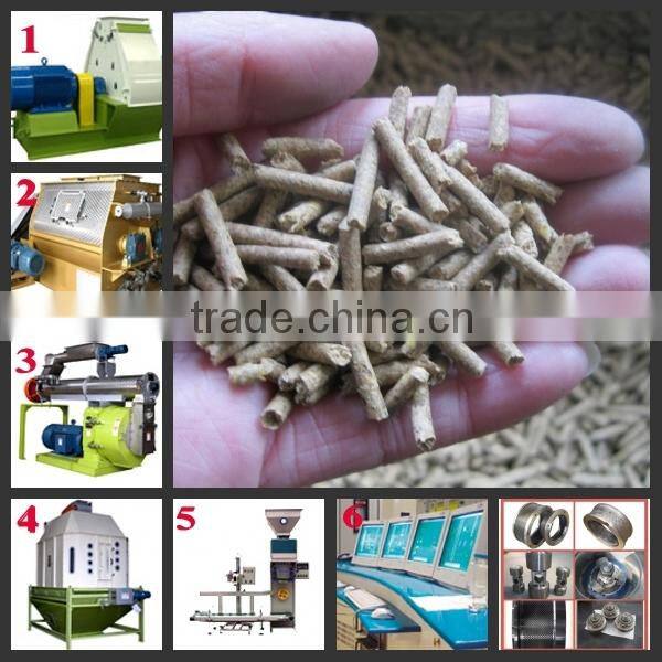 300-500kg/h Home Use Small chicken Feed Pellet Line/ small animal feed production Line