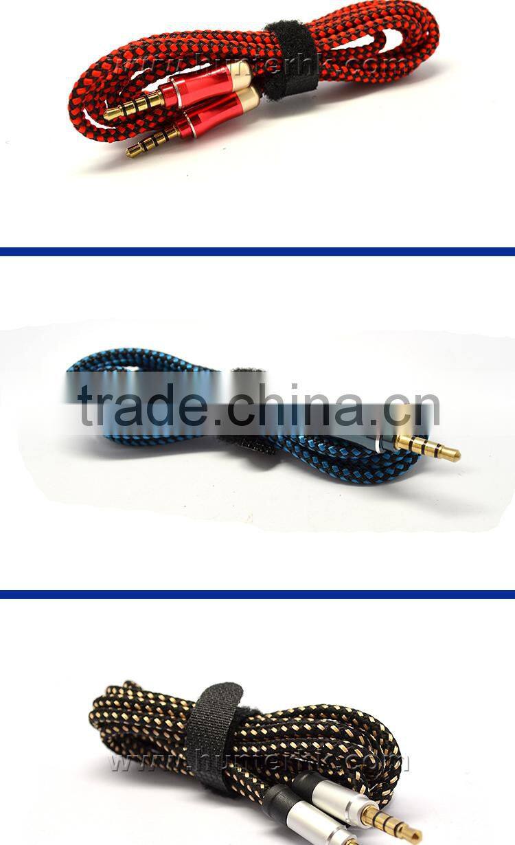 Factory Price Gold Plated Jack to Jack Audio Cable