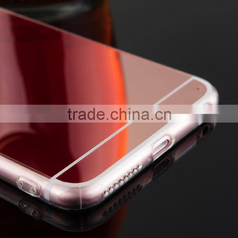 TPU SOFT Waterproof phone case Manufacturer Mirror Case For Iphone 6