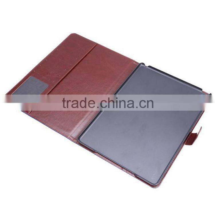 Flower wallet leather case For iPad 6